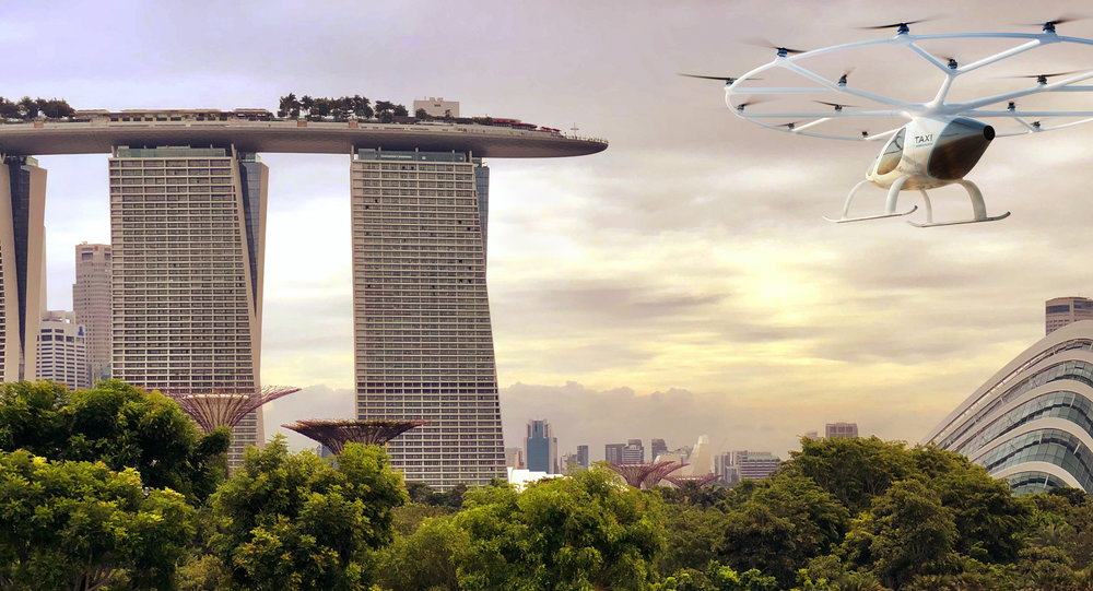 Volocopter to Test its Electrical Vertical Take-Off and Landing (eVTOL) Air Taxis in Singapore